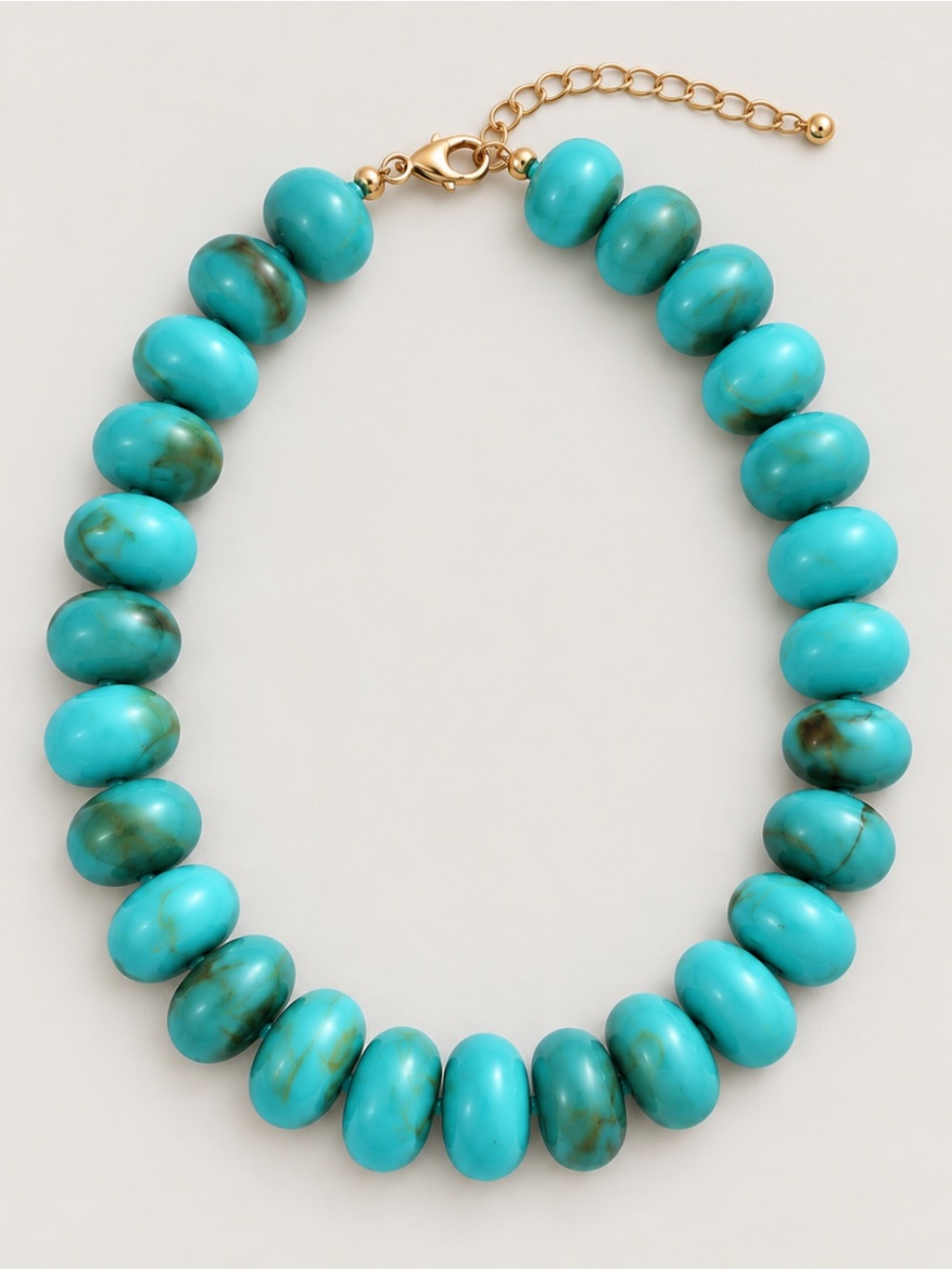 New! Turquoise Beaded Dopamine Necklace NWOT